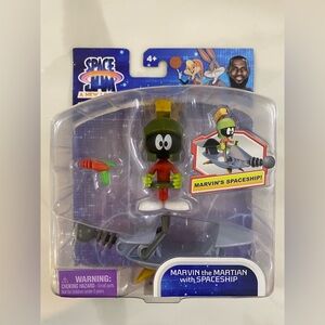 SPACE JAM: A New Legacy Marvin The Martian with Spaceship 5" Action Figure